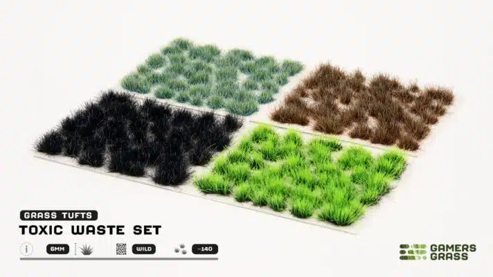 Gamers Grass | Alien Tuft | Toxic Wasteland Set (ONLINE ORDER ONLY)