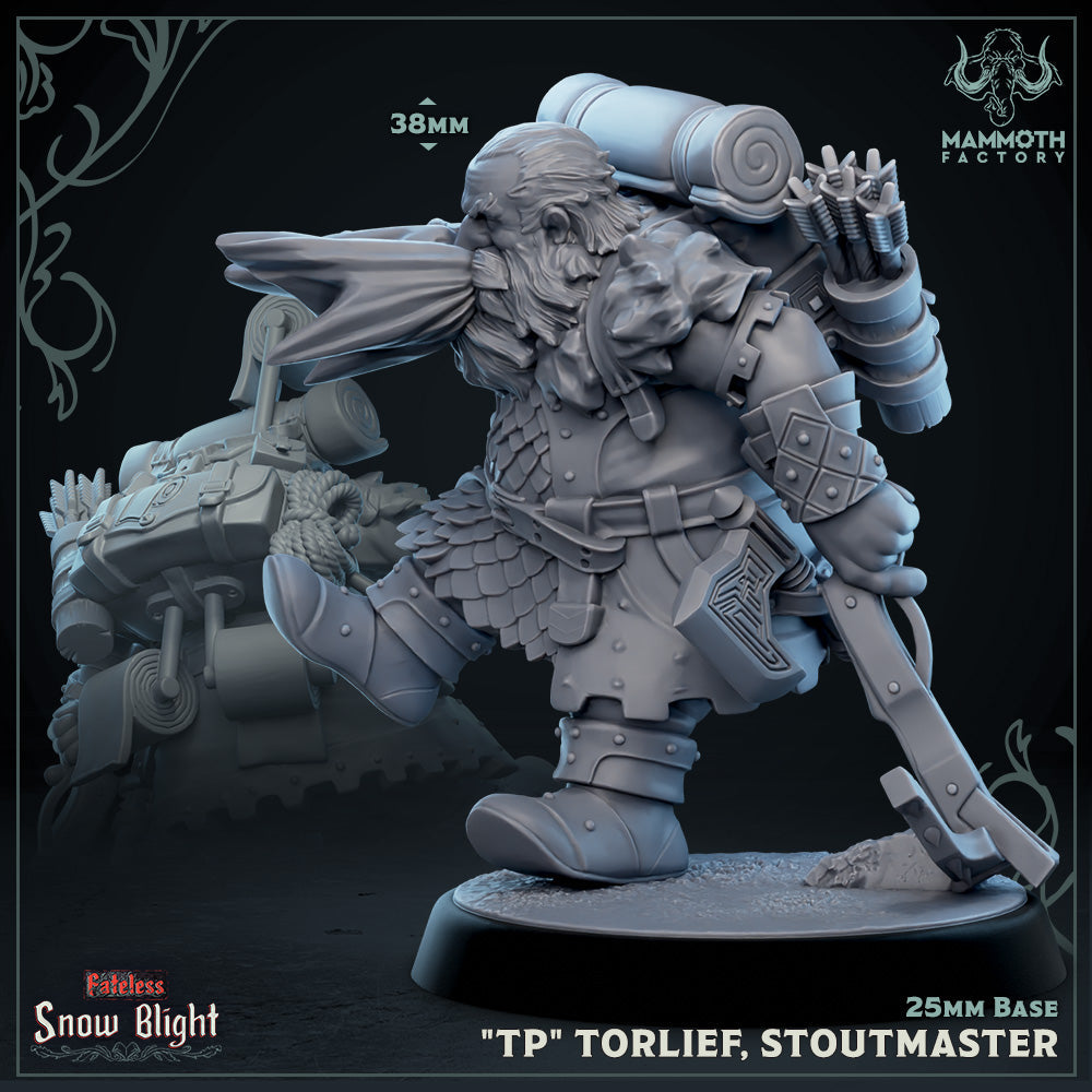 "TP" Torlief, Stoutmaster (Male Dwarf Fighter) (Online Order Only)