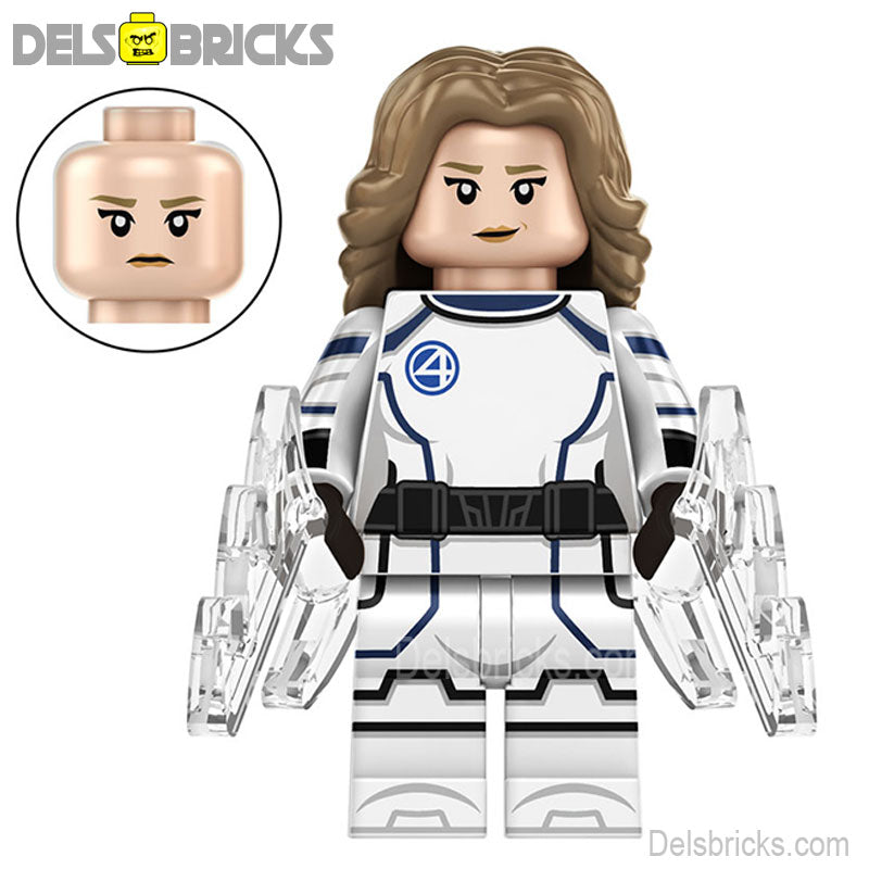 Fantastic Four Sue Storm Invisble Woman Lego Minifigures Custom Toys 3 (ONLINE ORDER ONLY)