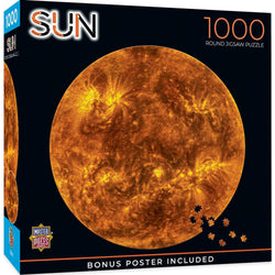 Solar System - The Sun 1000 Piece Round Jigsaw Puzzle
