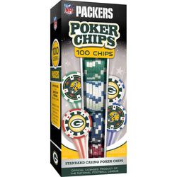 Green Bay Packers 100 Piece Poker Chips