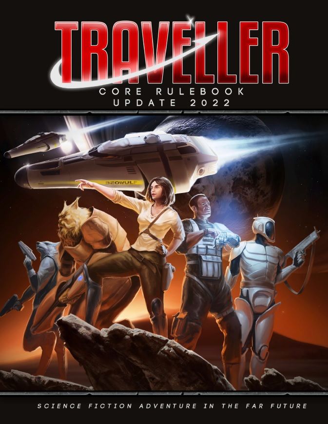 Traveller RPG: Core Rulebook (2022 Update) (ONLINE ORDER ONLY)