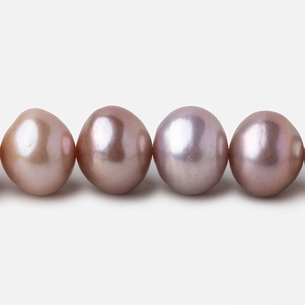 Tri Color Baroque center drilled Freshwater Pearls 16 inch 43 pieces 10.5x7.5mm -12.5-10mm (ONLINE ORDER ONLY)