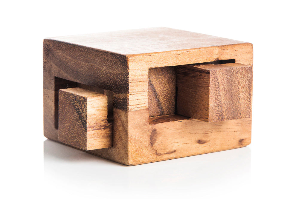 Tricky Drawer - 4 Piece Burr Puzzle In a Box (Online Order Only)