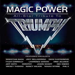 Magic Power: All Star Tribute To Triumph (Indie Exclusive) (Blue/White Splatter Vinyl) (2LP) [Vinyl] (ONLINE ORDER ONLY)