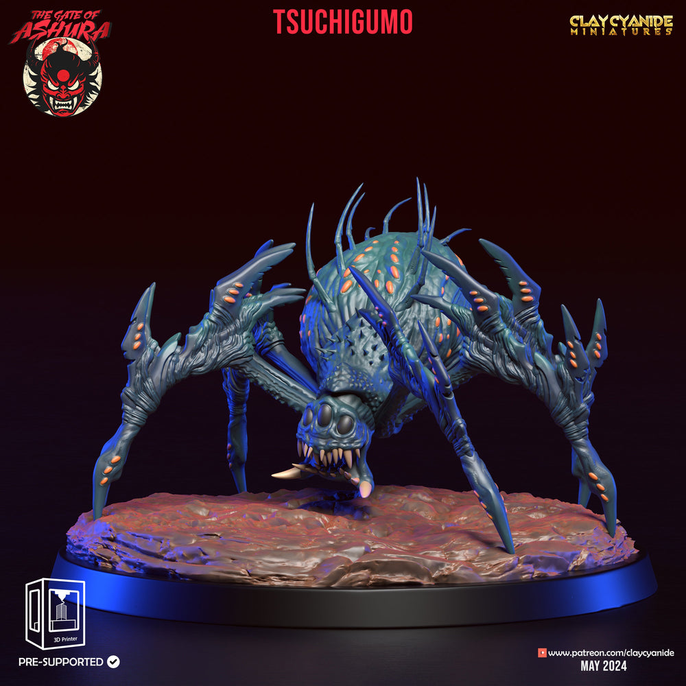 3D Printed Clay Cyanide Tsuchigumo The Gate of Ashura 28 32 mm D&D (Online Only)