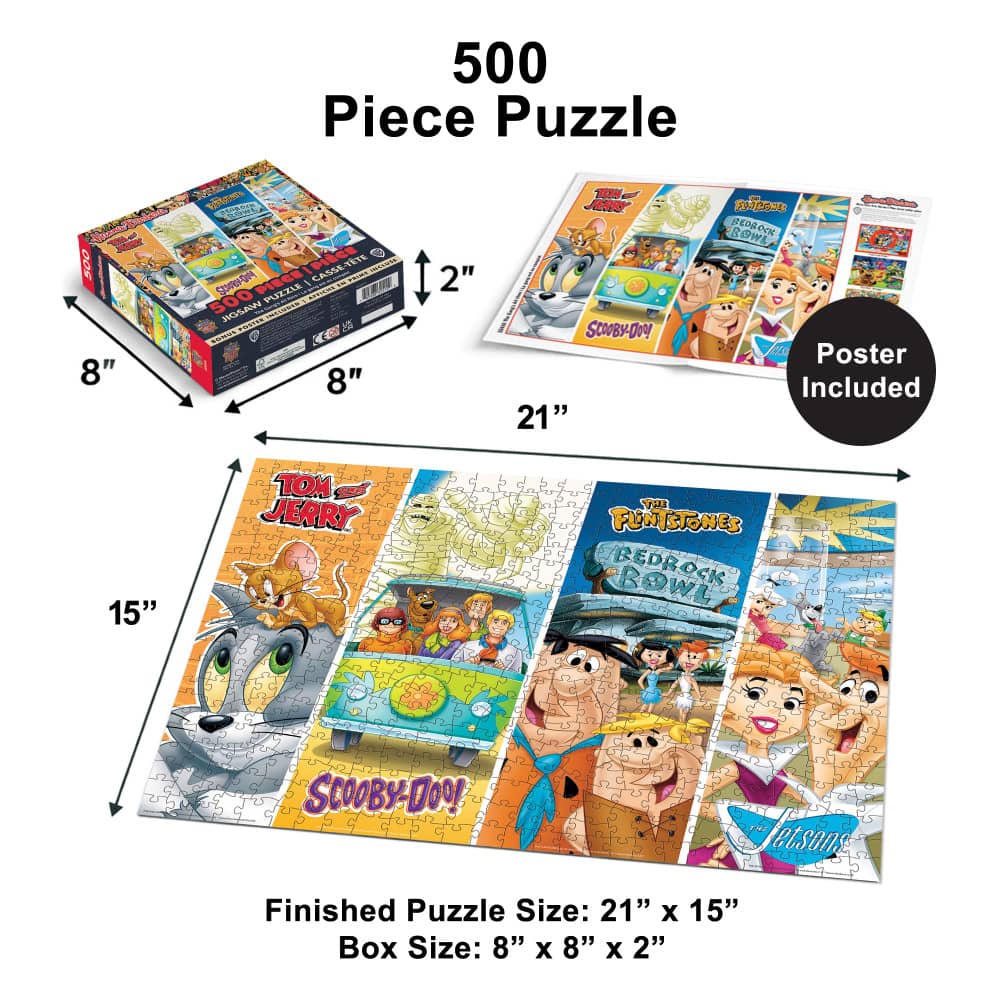 Cartoons - Hanna-Barbera Classics 500 Piece Jigsaw Puzzle
