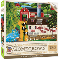 Homegrown - Willow Pond Farm 750 Piece Jigsaw Puzzle