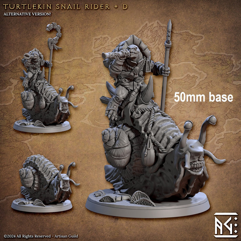 Turtlekin Snail Rider (Base Sculpt D) (Online Only)