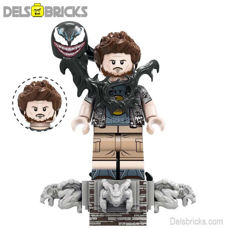 Eddie brock from Venom 3 Lego Minifigures Custom Toys (ONLINE ORDER ONLY)