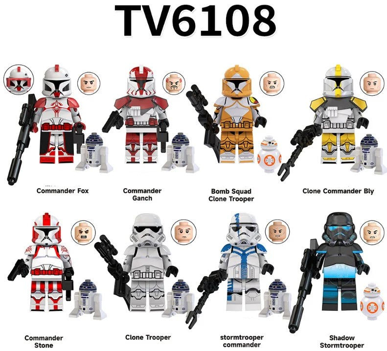 Fox Gamble Commander Clone Minifigures (Online Only)