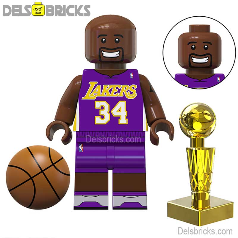 Shaquille O'Neal Lego Minifigures Custom Toys Sports Icons NBA 1 (ONLINE ORDER ONLY)