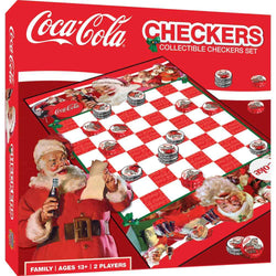 Coca-Cola Holiday Checkers Board Game