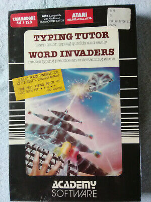 Typing Tutor/Word Invaders (Commodore 64) (ONLINE ORDER ONLY)