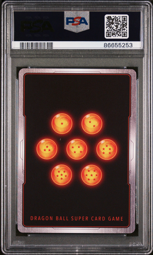 2022 DRAGON BALL SUPER REALM OF THE GODS 7 SSG GOKU, DVN RSTRNT #P-362 - PSA 9 (Online Order Only)