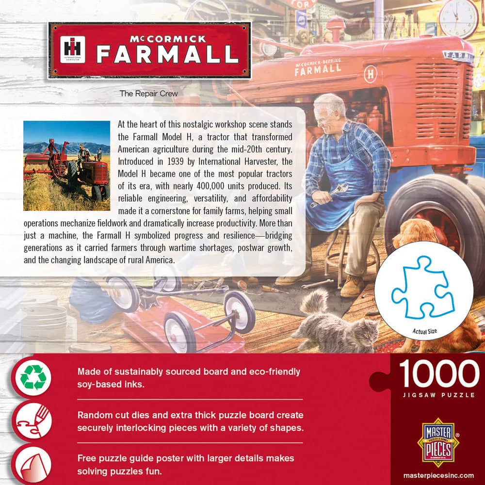 Farmall - The Repair Crew 1000 Piece Jigsaw Puzzle