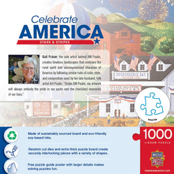 Celebrate America - Stars & Stripes 1000 Piece Jigsaw Puzzle