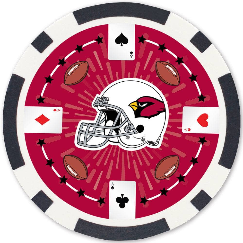 Arizona Cardinals 100 Piece Poker Chips (ONLINE ORDER ONLY)