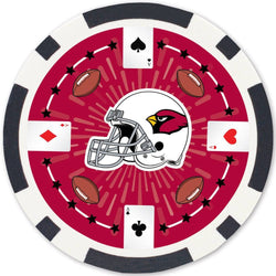 Arizona Cardinals 100 Piece Poker Chips (ONLINE ORDER ONLY)