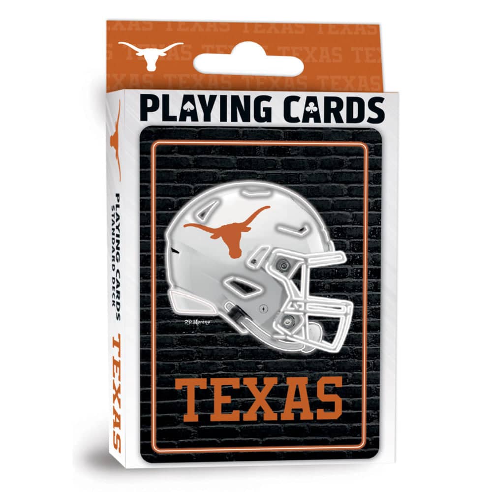 Texas Longhorns Neon Playing Cards - 54 Card Deck