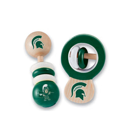 Michigan State Spartans - Baby Rattles 2-Pack (ONLINE ORDER ONLY)