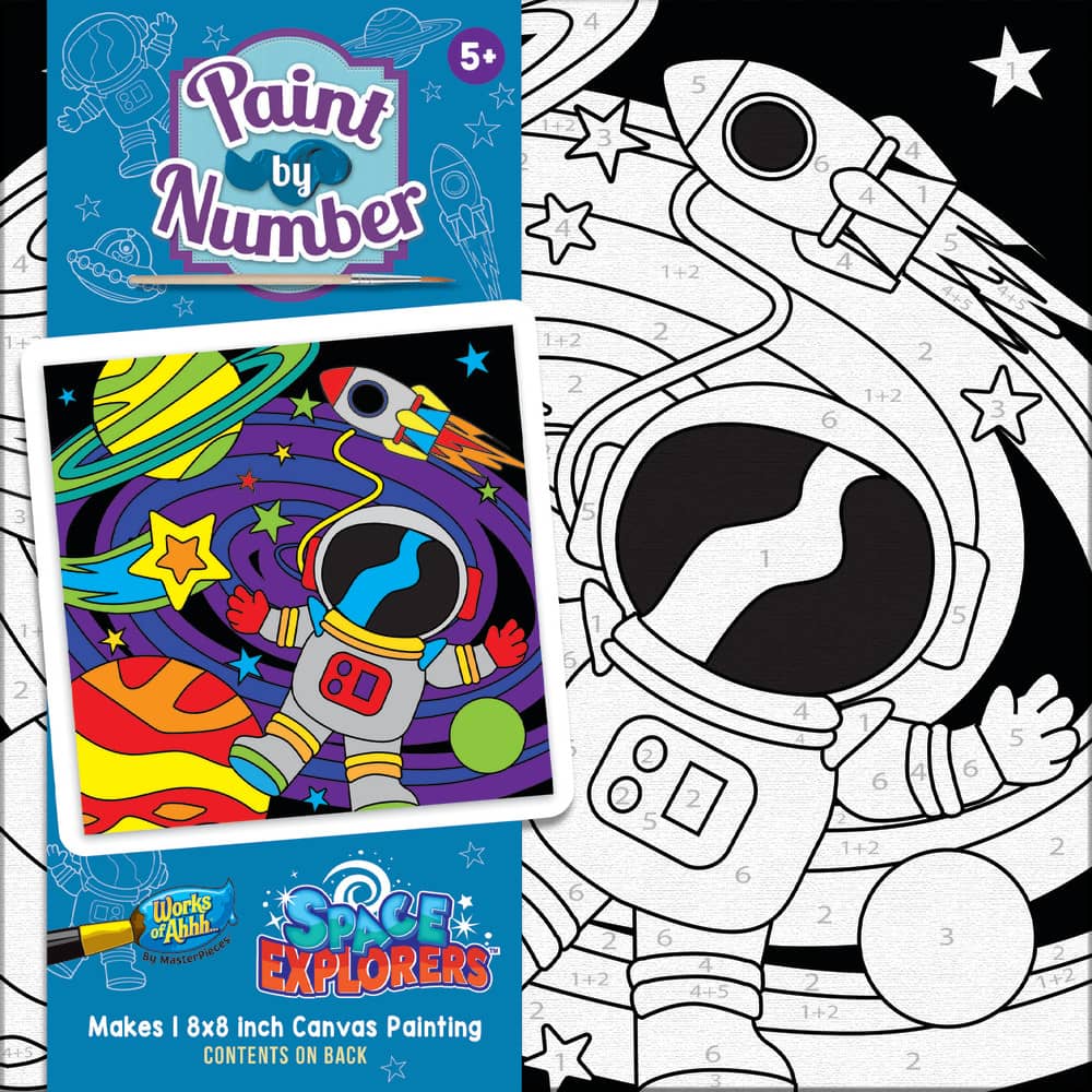 Space Explorers - Paint by Number Kids