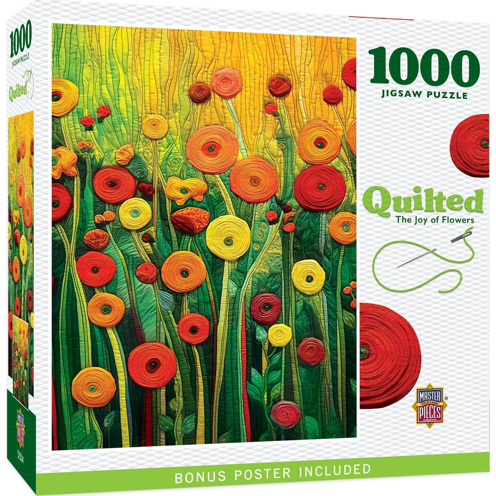 Quilted - The Joy of Flowers 1000 Piece Jigsaw Puzzle