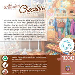 All About Chocolate - Chocolate Shop 1000 Piece Jigsaw Puzzle