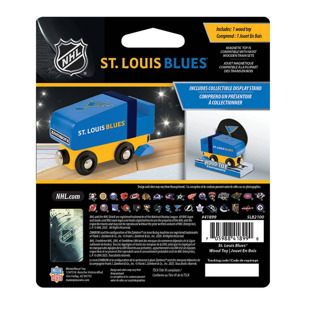 St. Louis Blues Toy Zamboni Train Engine