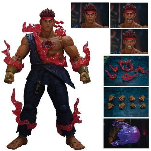 Ultimate Street Fighter IV Evil Ryu 1:12 Scale Action Figure (Online Order Only)
