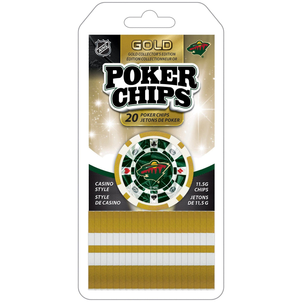 Minnesota Wild 20 Piece Poker Chips (ONLINE ORDER ONLY)