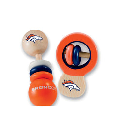 Denver Broncos - Baby Rattles 2-Pack (ONLINE ORDER ONLY)