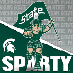 Michigan State Spartans - NCAA Mascot 100 Piece Jigsaw Puzzle
