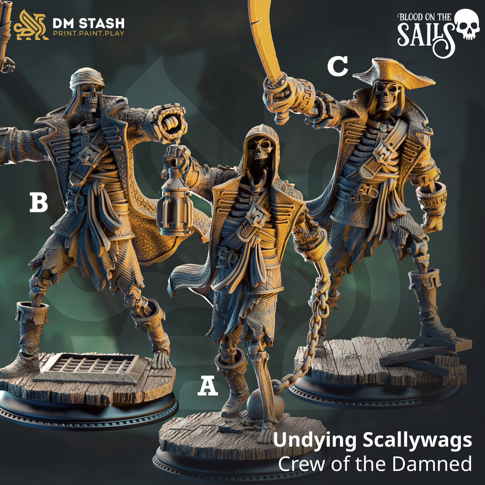 Undying Scallywags, Crew of the Damned Galleon (Skeleton Pirates) (Online Only)