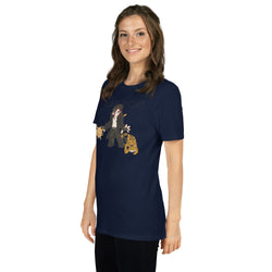 Acheron Dark-Hunter Gray Logo Short-Sleeve Unisex T-Shirt (ONLINE ORDER ONLY)