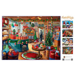 Happy Holidays - Mistletoe Market 300 Piece EZ Grip Jigsaw Puzzle