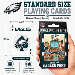 Philadelphia Eagles Fan Deck Playing Cards - 54 Card Deck