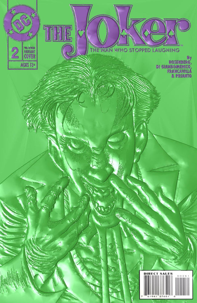 Joker The Man Who Stopped Laughing #2 D Kelley Jones 90S Cover Month Foil Multi-Level Embossed V (11/01/2022) Dc (ONLINE ORDER ONLY)