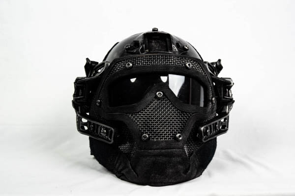 Tactical Helmet and Face Mask (ONLINE ORDER ONLY)