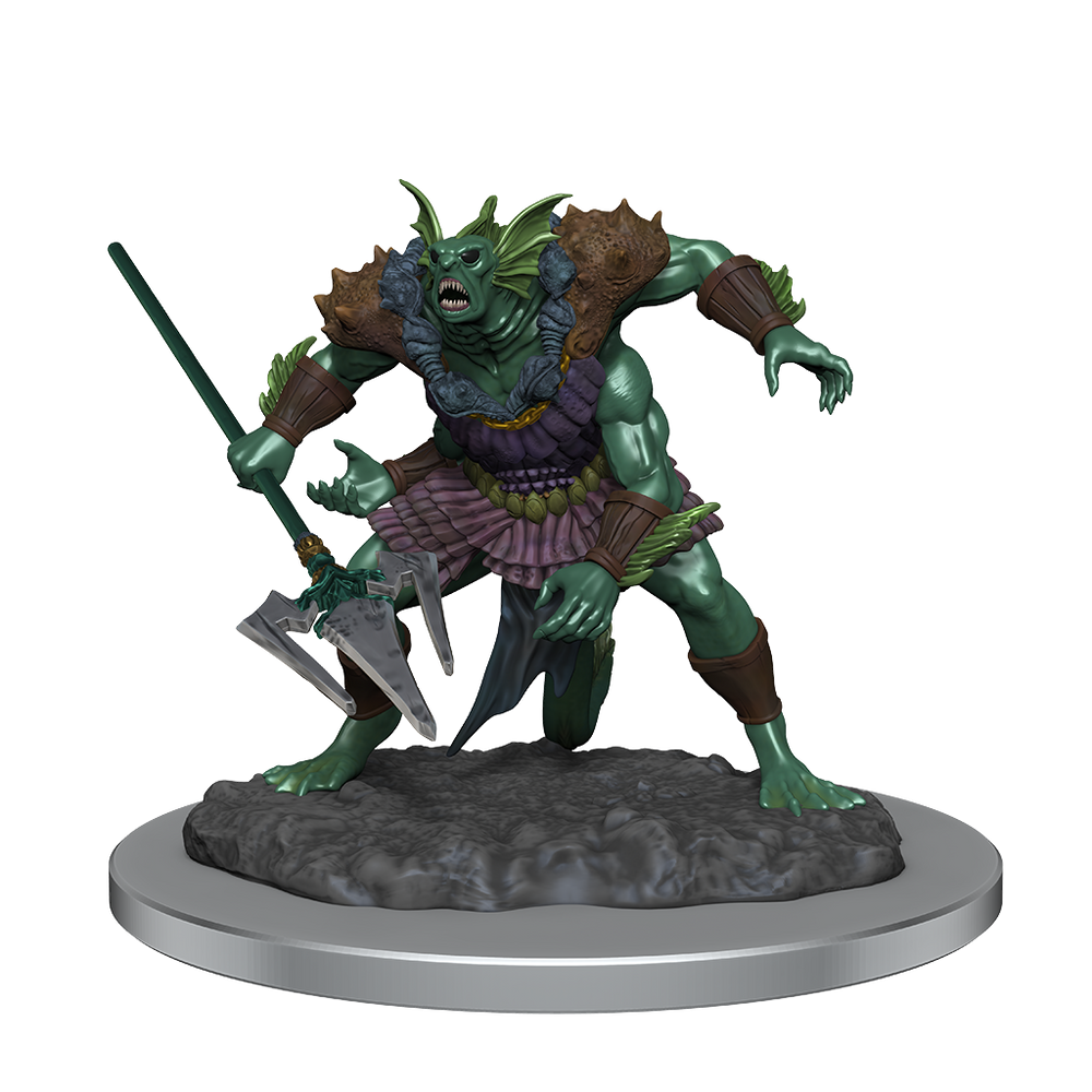 D&D: Nolzur's Marvelous Miniatures - Sahuagin Baron (ONLINE ORDER ONLY)