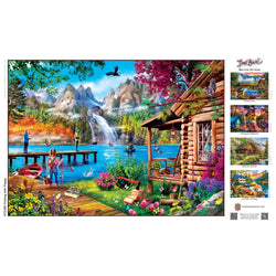Time Away - Fishing with Pappy 1000 Piece Jigsaw Puzzle