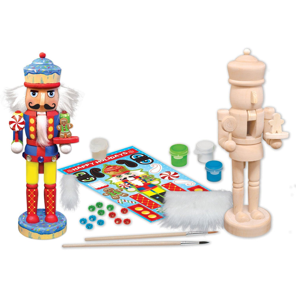 Holiday Craft Kit - Nutcracker Candyman Wood Craft & Paint Kit