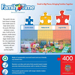 Family Time - Backyard Barbeque 400 Piece Jigsaw Puzzle