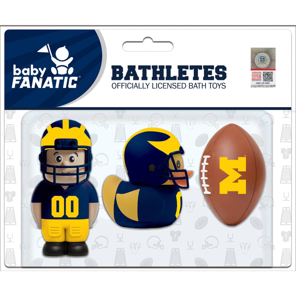 Bathletes - Michigan Wolverines NCAA Bath Toys