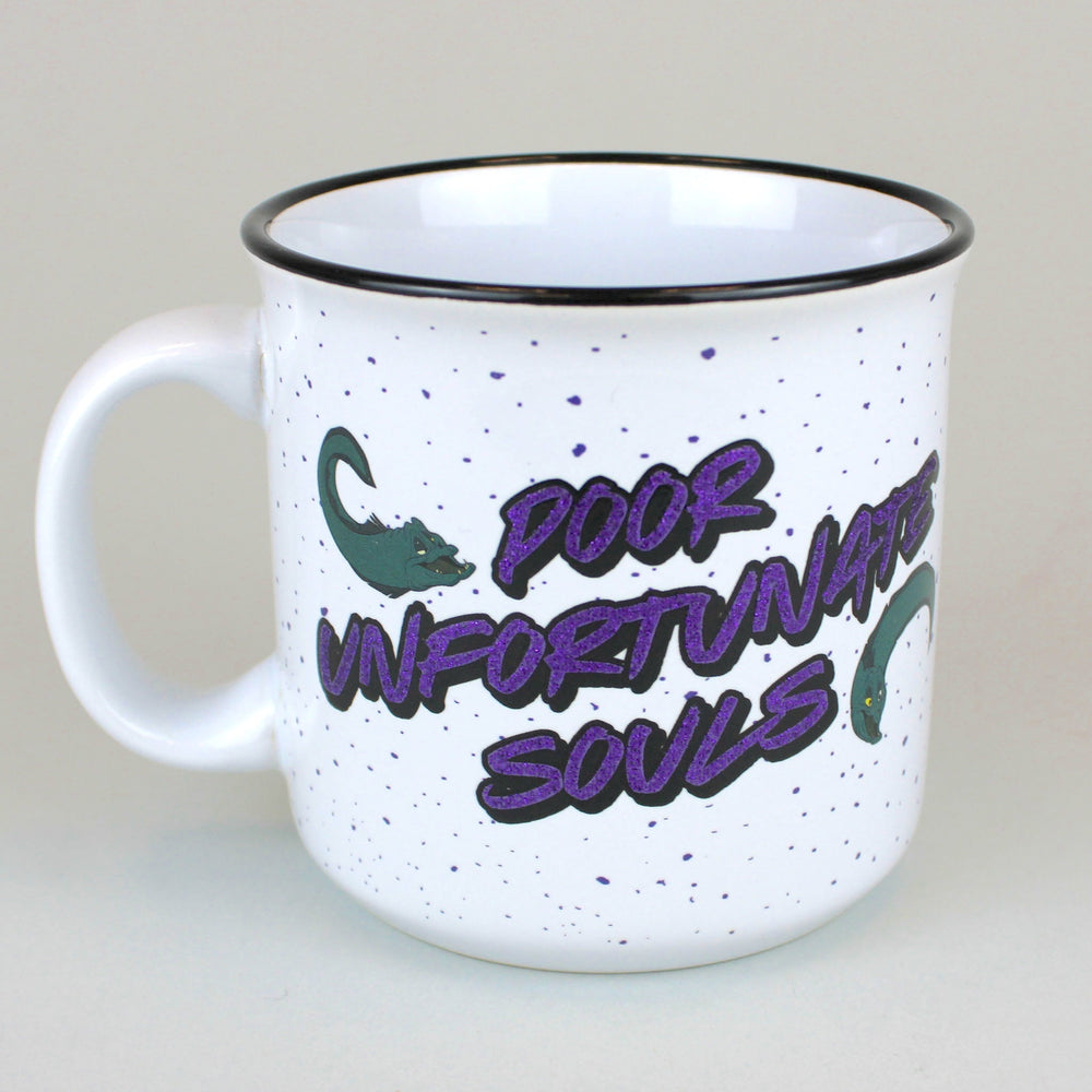Ursula (The Little Mermaid) 20oz. White Ceramic Glitter Campfire Mug (ONLINE ORDER ONLY)