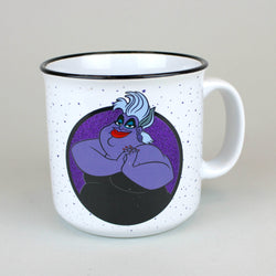 Ursula (The Little Mermaid) 20oz. White Ceramic Glitter Campfire Mug (ONLINE ORDER ONLY)