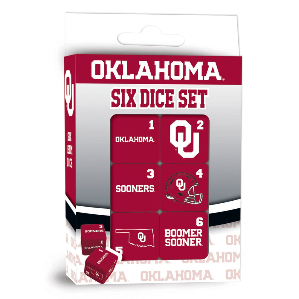 Oklahoma Sooners Dice Set - 19mm (ONLINE ORDER ONLY)