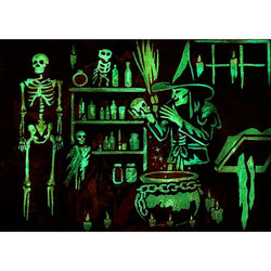 Glow in the Dark - On a Scary Night 500 Piece Jigsaw Puzzle
