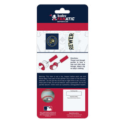 Milwaukee Brewers - Pacifier Clip 2-Pack (ONLINE ORDER ONLY)