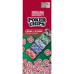 Indiana Hoosiers 100 Piece Poker Chips